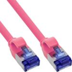 InLine Cablu de retea slim Cat. 6A S/FTP LSOH Roz 0.5m, InLine IL74955M (IL74955M)