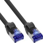 InLine Cablu de retea slim Cat. 6A S/FTP LSOH Negru 1m, InLine IL74901S (IL74901S)