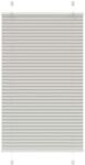vidaXL pliszírozott redőny világosszürke 80x150 cm szövetszélesség (4015343)