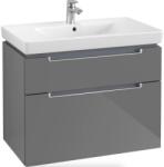 Villeroy & Boch Villeroy & Boch Subway 2.0 fürdőszobai alsószekrény 2 fiókos glossy grey A91400FP (A91400FP)