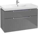 Villeroy & Boch Villeroy & Boch Subway 2.0 fürdőszobai alsószekrény 2 fiókos glossy grey A91500FP (A91500FP)