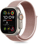Apple Watch 4-6, SE, SE (2022) (42 / 44 mm) / Watch 7-9 (45 mm) / Watch 10 (46 mm) / Watch Ultra 1-2 (49 mm), textíl pótszíj, nylon, állítható, légáteresztő, TP Nylon, vörösarany