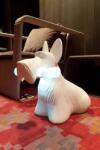 Qeeboo Настолна лампа QeeBoo Scottie (34001WH)