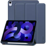Apple iPad Air (2020 / 2022) / iPad Air 11 (2024 / 2025), mappa tok, közepesen ütésálló, érintőceruza tartó, érintőceruza nélkül, Smart Case, TP SC Pen Holder, sötétkék - tok-shop