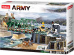 Sluban Army WWII - Budapest ostroma: ütközett a Lánchídon építőjáték készlet (M38-B0981)