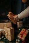 Donsje csecsemő bőrcipő Elfine Booties barna, 1040200 - barna 19