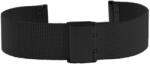 EmBexy SteelLine WD003 - fém óraszíj, 20 mm, fekete