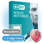 ESET NOD32 Antivirus (3 gépre, 1 évre) online vírusirtó szoftver (eset_nod32_antivirus_3pc_hosszabbitas)