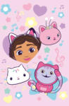 Jerry Fabrics Gabi babaháza Music polár takaró 100x150cm (JFK039120) - kidsfashion