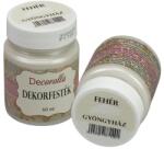  Decorolla Gyöngyház dekorfesték 60ml fehér