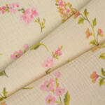 Takoy Dupla géz Bella ekrü virágok mix