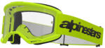  Alpinestars cross szemüveg Vision 3 Wordmark | Fluo sárga - víztiszta lencsével