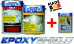 Rust-Oleum Kit Complet Vopsea Epoxidica Garaj Rosu Englezesc (5368.5+5220+505)