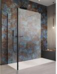 Radaway Modo New Black IV Walk-in fekete zuhanyfal 80x100 átlátszó (389584-54-01-389104-54-01)