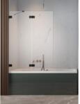 Radaway Essenza Pro Black PND II fekete kádparaván 140 átlátszó jobbos (10102140-54-01R)