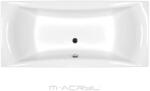 M-Acryl Amanda egyenes akril kád 170x75 + Ajándék kádláb és peremrögzítő (12022-15570)