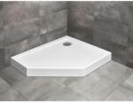 Radaway Doros PT E szögletes zuhanytálca előlappal 100x80 fehér, ajándék szifonnal (jobbos) (SDRPTP1080-05R)