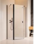 Radaway Nes Black PTJ szögletes fekete zuhanykabin 90x90B átlátszó, balos (10052000-54-01L-10052900-54-01)