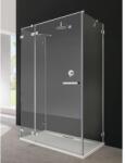 Radaway Euphoria KDJ+S szögletes zuhanykabin 80x70 átlátszó jobbos (383512-01R-383221-01R-383055-01-383033-01)