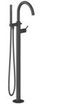 RAVAK Espirit padlón álló kádcsaptelep szettel ES 080.20BLM. RB07G, Black Matt (X070501)