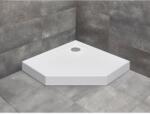 Radaway Doros PT szögletes zuhanytálca előlappal 80x80 fehér, ajándék szifonnal (SDRPT8080-05)