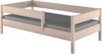 TEMPO KONDELA Gyerekágy biztonsági akadállyal, fehérített tölgy, 70x140, MIX