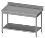  Stalgast - Rm munkaasztal alsó polccal hátsó felhajtással 1800x700x850 mm összeszerelhető (950047180)