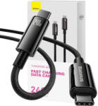 Baseus USB-C USB-C kábel Baseus Tungsten arany 240W 3m (fekete)