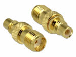 Delock Adapter, SMC csatlakozóhüvely > SMA csatlakozóhüvely (65855)