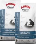 ARION Original Growth Somon Pui de rasă mare 2x12kg