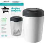 Tommee Tippee Simplee White кош за пелени + резервна касета