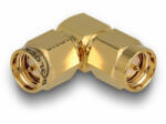 Delock Adapter SMA-dugó apa SMA-dugó 90 (12020) (12020)