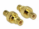 Delock Adapter, SMC csatlakozóhüvely > SMB csatlakozóhüvely (65875) (65875)