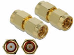 Delock Adapter SMA-dugó apa SMA-dugó 10 GHz (89970)