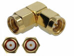 Delock Adapter SMA-dugó apa RP-SMA-dugó 90 10 GHz (89951) (89951)