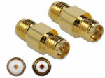Delock Adapter, SMA csatlakozóhüvely apa RP-SMA csatlakozóhüvely 10 GHz (89975)