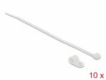 Delock Fehér színű, összekapcsoló pánt készlet 6, 4 mm H 200 x Sz 3, 6 mm kábelekkel (18863) (18863)