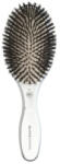 Olivia Garden Expert Care Oval Boar Bristles Silver