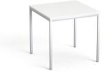 MAYAH Általános asztal fémlábbal, 75×75 cm, MAYAH „Freedom SV-37, fehér (IBXA37F)