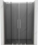Mexen Velar L Duo, tolózuhanyajtó nyitáshoz 150 cm, 8 mm szürke üveg, csiszolt acél, 871-150-003-42-97 (871-150-003-42-97)
