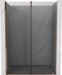 Mexen Velar, tolózuhanyajtó nyitáshoz 140 cm, 8mm szürke üveg, rózsaszín arany, 871-140-000-41-60 (871-140-000-41-60)