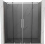 Mexen Velar L Duo, tolózuhanyajtó nyitáshoz 170 cm, 8 mm szürke üveg, szálcsiszolt acél, 871-170-003-42-97 (871-170-003-42-97)