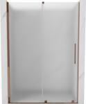 Mexen Velar, tolózuhanyajtó nyitáshoz 130 cm, 8 mm-es matt üveg, rózsaszín arany, 871-130-000-31-60 (871-130-000-31-60)
