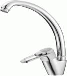 Inter Ceramic Стоящ смесител за умивалник "Сабине " icf 7733212c m7313, месинг, хром, 26.5х25х5.2см (7733212 7313)