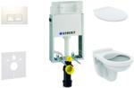 Geberit Kombifix - Set de instalare încastrată, WC Alpha cu capac, clapetă Delta35, alb alpin 110.100. 00.1 NR4 (110.100.00.1 NR4)