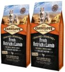CARNILOVE Fresh Adult small breed strucc és bárány 12 kg (2 x 6 kg)