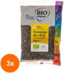 Bio All Green Set 3 x Seminte de Chia Eco, Bio All Green, 75 g