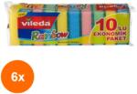 Vileda Set 6 x 10 Bureti de Vase Vileda, Rainbow (ROC-6xMAG1013544TS)