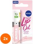 Nivea Set 2 x Ulei pentru Buze, Nivea Clear Glow, Caring Lip Oil, 5.5 ml (ROC-2xCOR1020461MF)