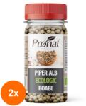 Pronat Pet Pack Set 2 x Piper Alb Boabe BIO, 60 g, Pronat